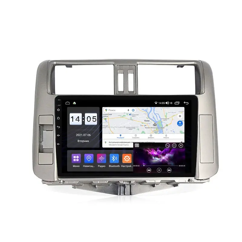 Автомагнитола XPRO штатная Toyota Prado 150 2010-2013 9 +CAN Android 10.1 4/32 черный (MER-14144_5866) - фото 3