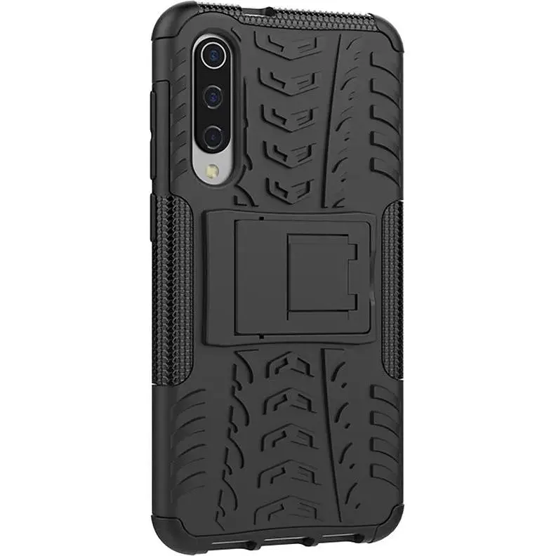 Чехол-накладка Toto Dazzle Kickstand 2 in 1 Case Xiaomi Mi 9 SE Black - фото 7