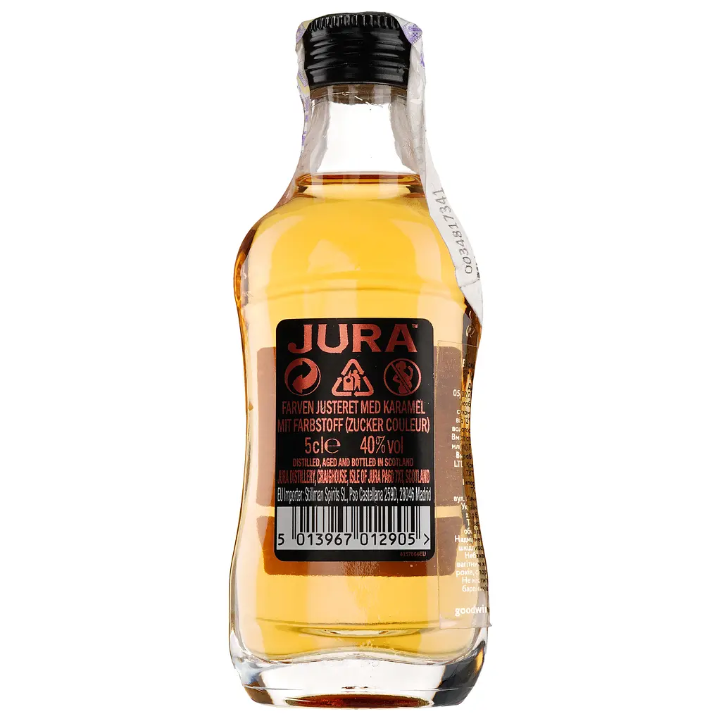 Виски Jura 12yo Single Malt Scotch Whisky, 40%, 0,05 л - фото 3