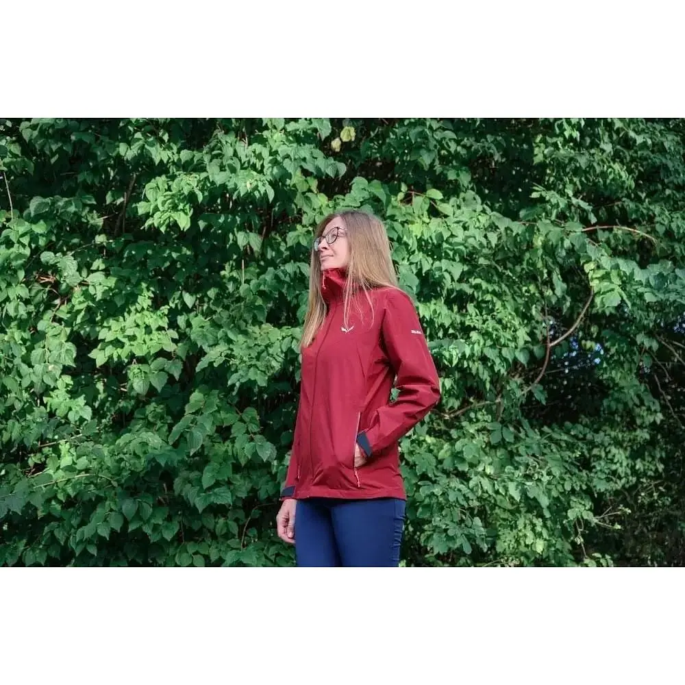 Куртка Salewa Puez Aqua 4 2.5L PTX Jacket W M Бордовий (1054-013.012.0538) - фото 4