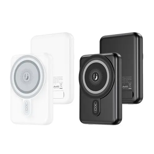 Універсальна мобільна батарея XO PR264 Magnetic 15W + PD20W with a holder 10000mAh Чорний - фото 2