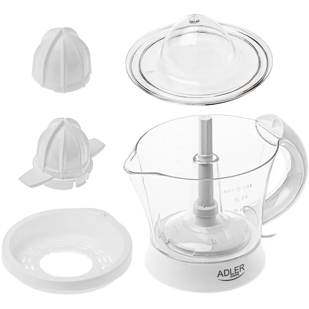 Соковитискач Adler AD 4014 white для цитрусових/ 60Вт/ 1л/ білий - фото 5