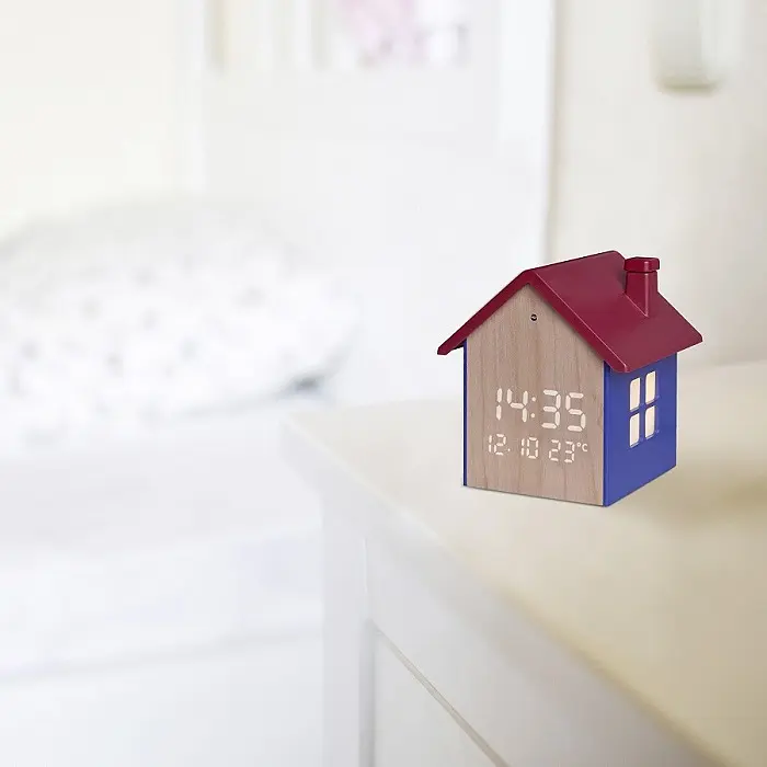 Будильник цифровий TFA у вигляді будиночка різнокольоровий 89x77x96 мм (60204606) - фото 9