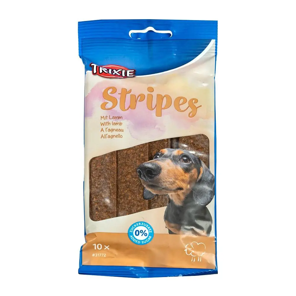 Ласощі для собак Trixie Stripes 100 г (ягненок) - фото 4