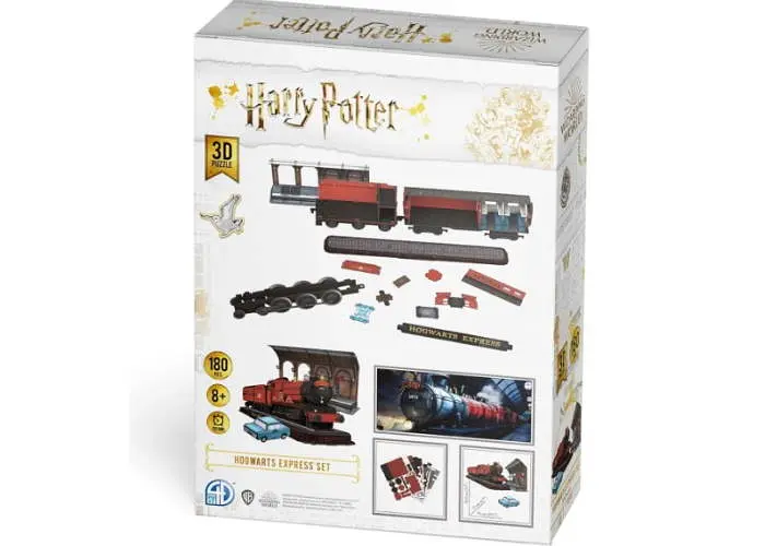 Пазл 4D Puzz 3D Хогвартский Экспресс Гарри Поттер Hogwarts Express Set 3D puzzle 180 эл. (4dpuz001) - фото 3