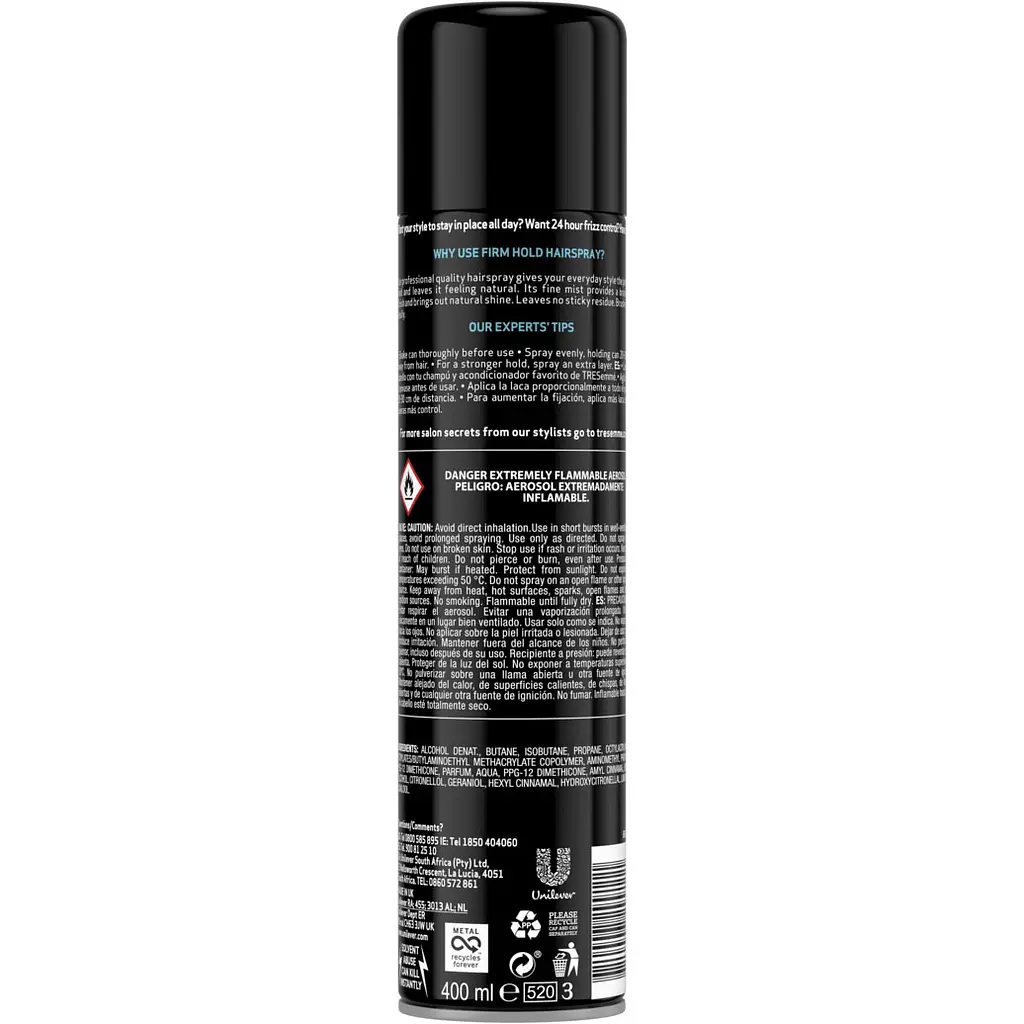 Лак для волосся TRESemme Firm Hold середня фіксація 3, 400 мл - фото 2