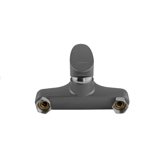 Смеситель для ванны Plamix CEZAR-009 EURO SET Graphite, со шлангом, лейкой и кронштейном (PM0694) - фото 4