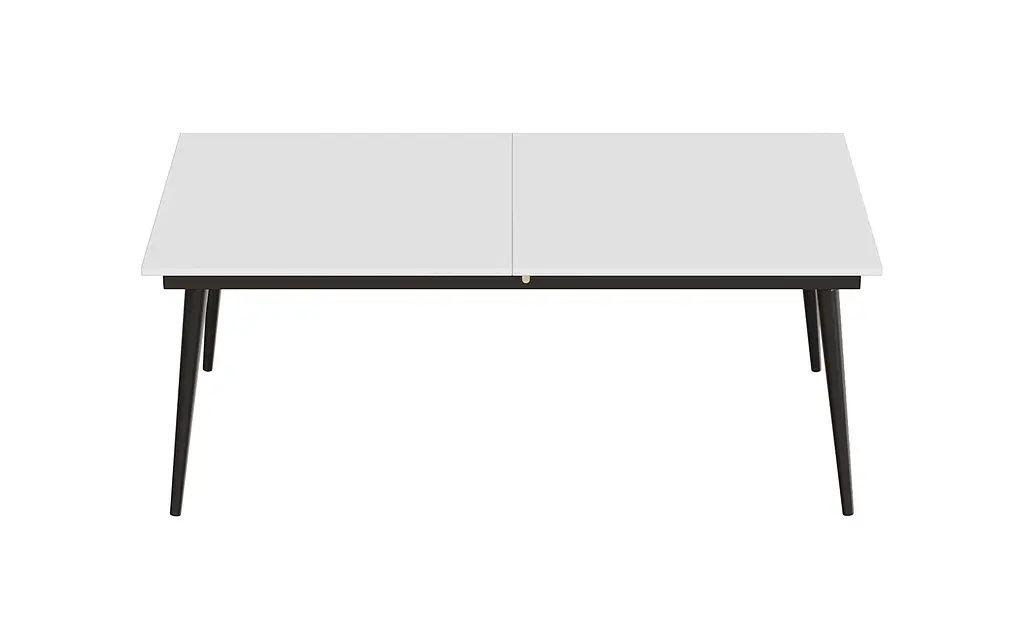 Стол журнальный трансформер Dandi Small Ferrum-decor 45x120(160)x70 Черный металл ДСП Белый 16 мм (FRD-106799) - фото 9