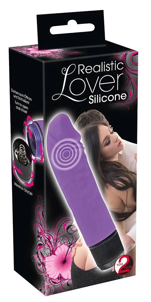 Вибратор You2Toys Realistic Lover 14.5 см фиолетовый - фото 4