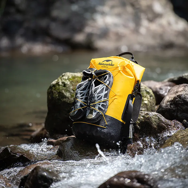 Водонепроникний рюкзак Naturehike NH21FSB04 40л (Жовтий) - фото 4