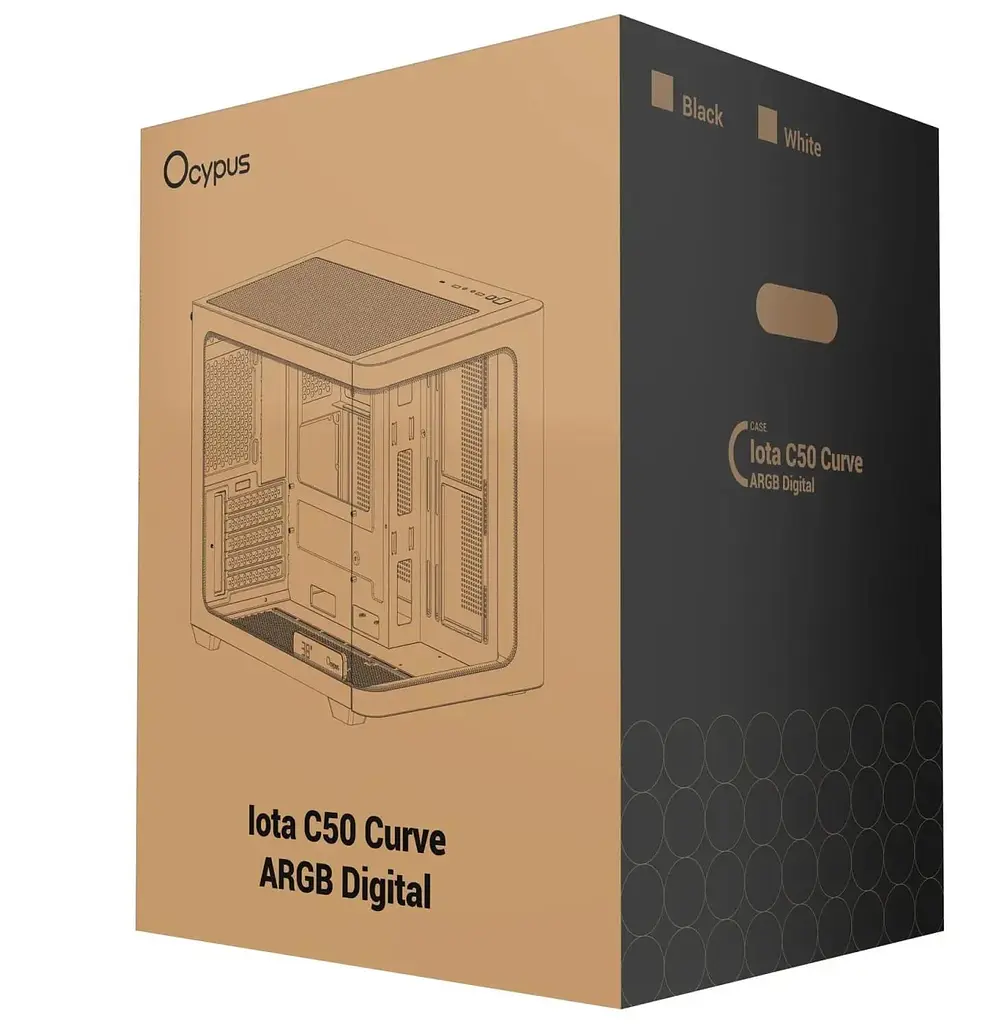 Корпус Ocypus Iota C50 Curve ARGB Digital Black (IOTA-C50-BKD300CD-GL) (OTA-C50-BKD300CD-GL) - фото 11