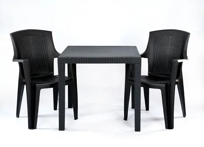 Стіл Progarden KING 79x79x72 антрацит - фото 2