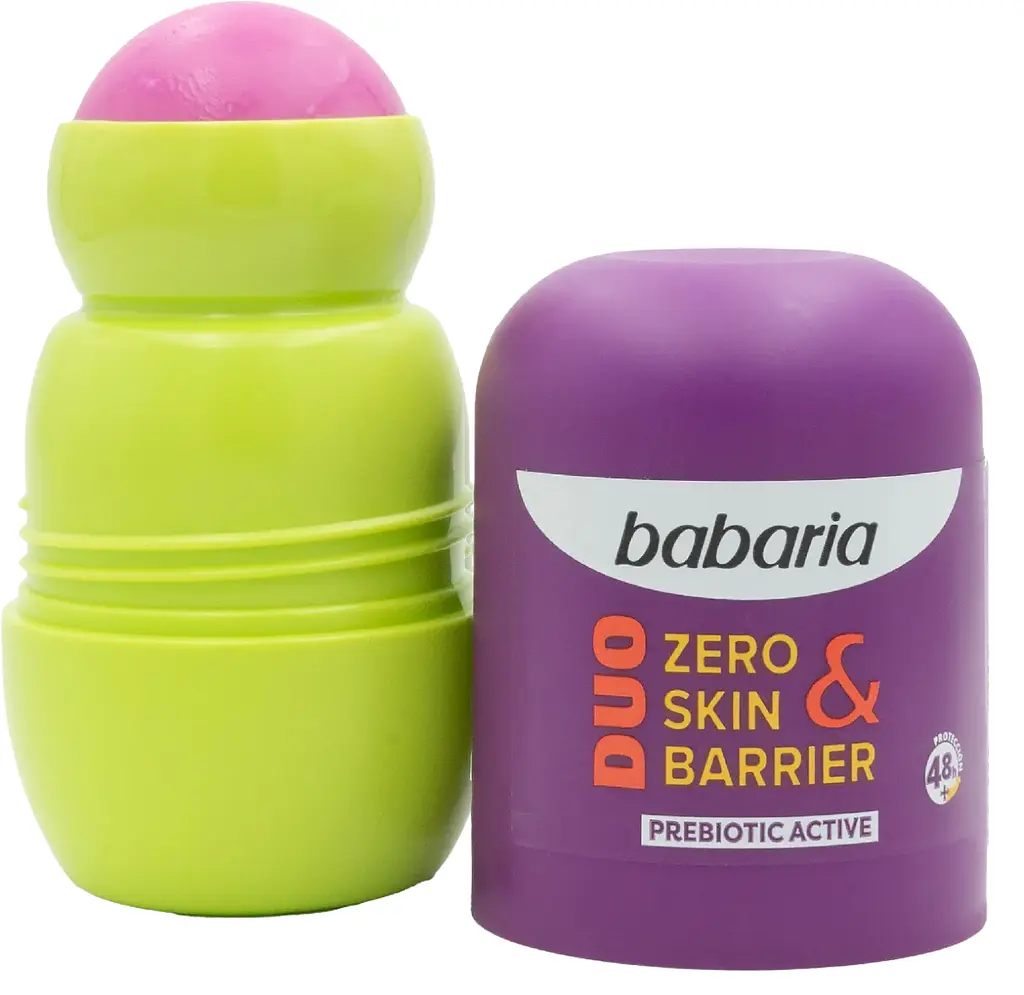 Дезодорант роликовий Babaria Duo Zero Skin & Barrier Prebiotic Active з пробіотиками для чутливої шкіри 50 мл - фото 2