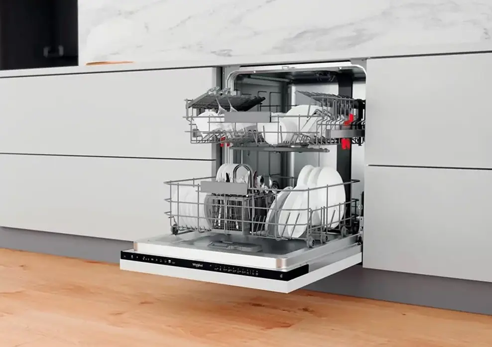 Посудомоечная машина Whirlpool встраиваемая 14компл. A+++ 60см дисплей инвертор белый - фото 6
