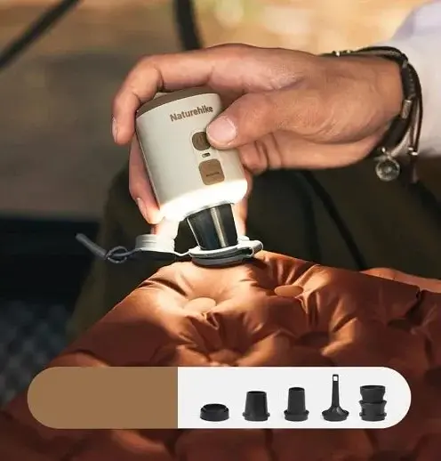 Насос - нічник - вентилятор Naturehike (CNK2300DQ022) бежевий - фото 6