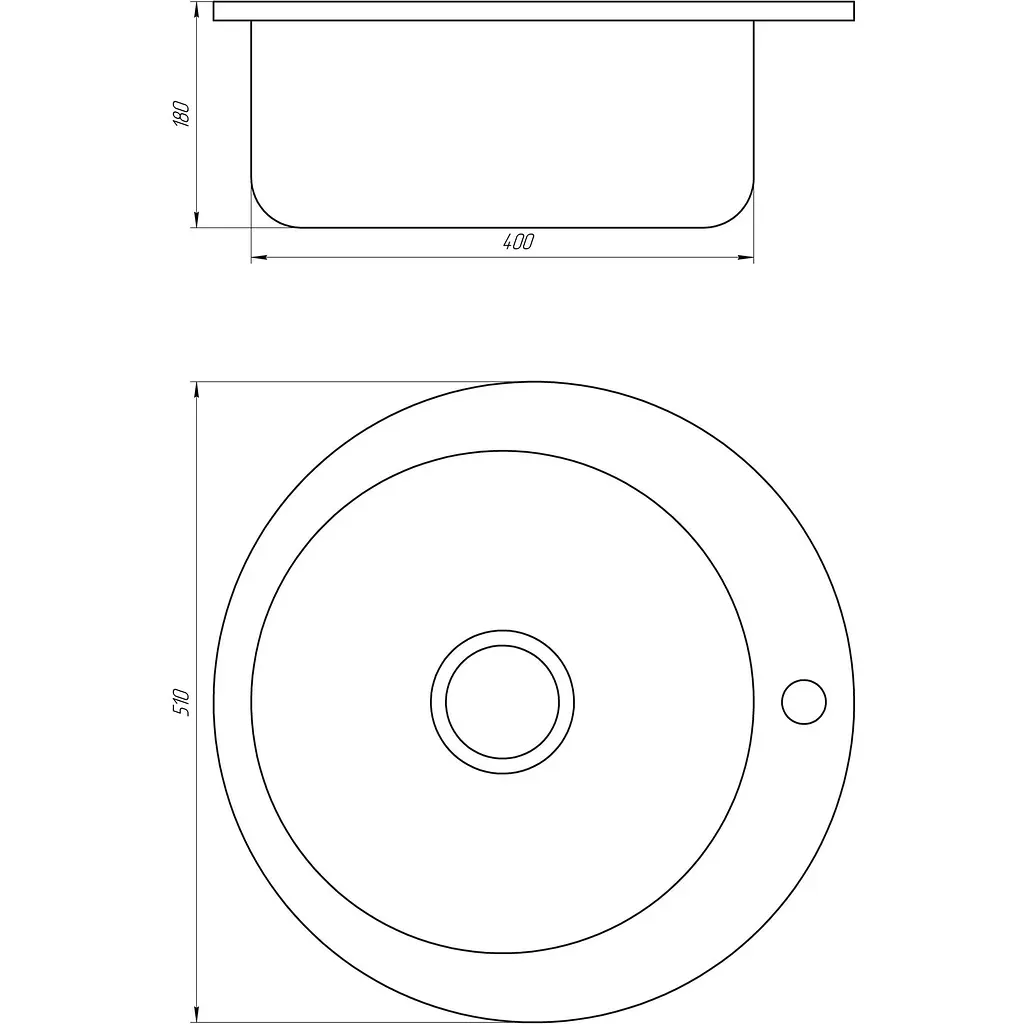 Мойка кухонная Mira MR 510 Matt, Satin - фото 2