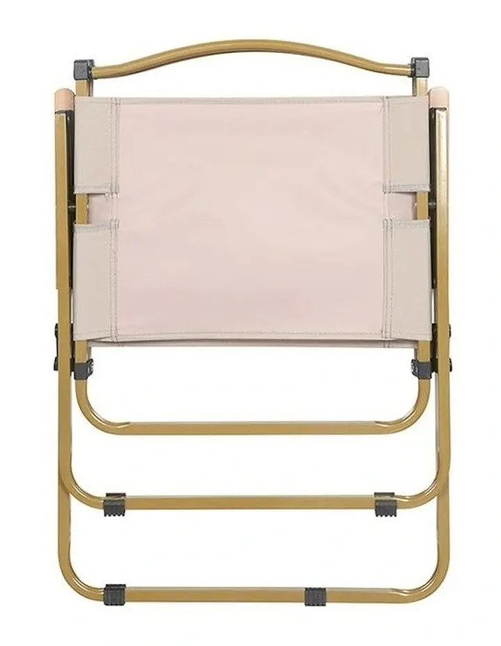 Складний стілець Market Union зі спинкою 80х52х45 см бежевий (1004590) - фото 4