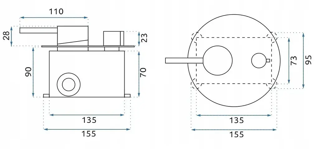 Змішувач для ванни Rea Lungo + BOX прихованого монтажу brushed copper REA-B4568 - фото 8