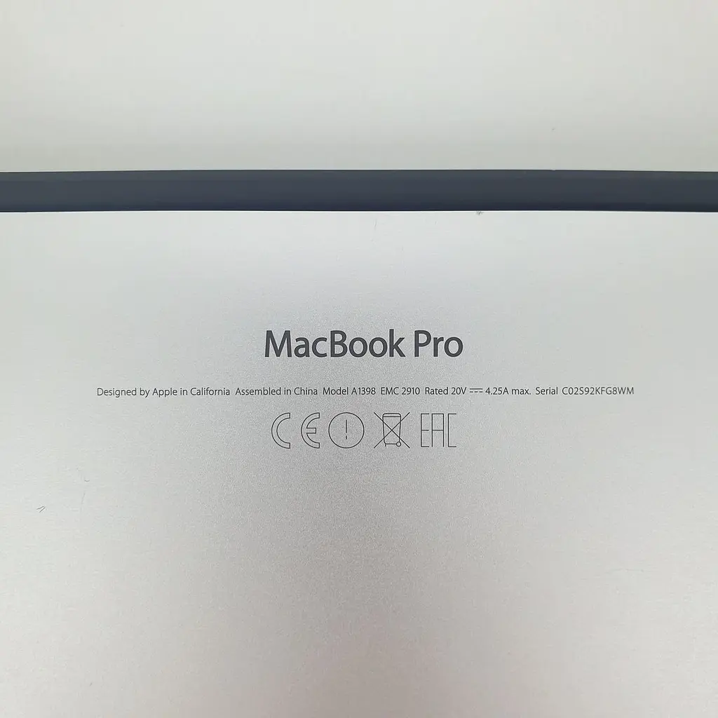 Ноутбук Apple MacBook Pro 15" A1398 Retina (C02S92KFG8WM) (i7-4870HQ/16/512SSD/R9 M370X) - Class B - фото 3