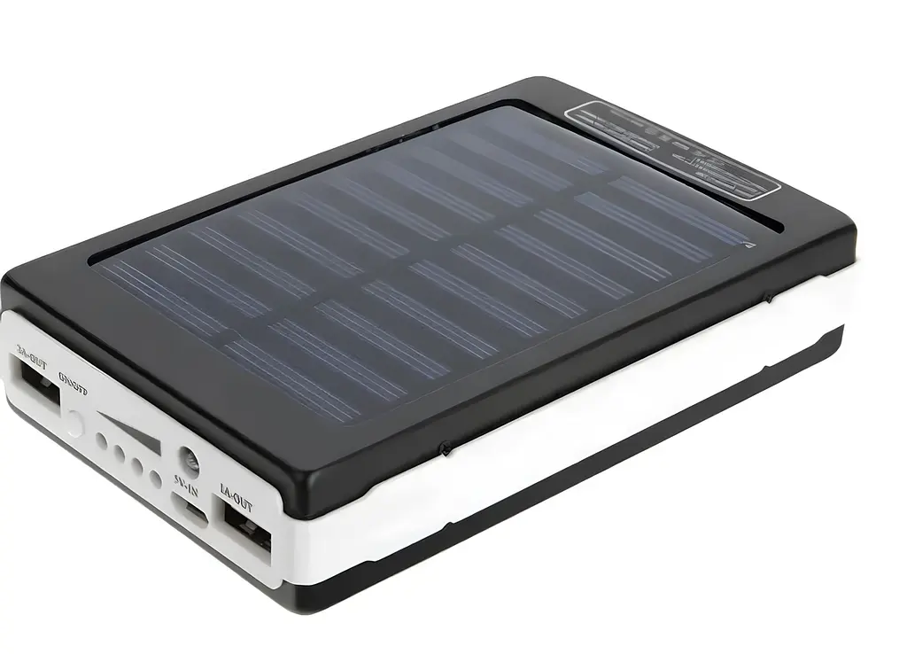 Портативний зарядний пристрій з ліхтариком Solar Power Bank 50000 mAh - фото 3