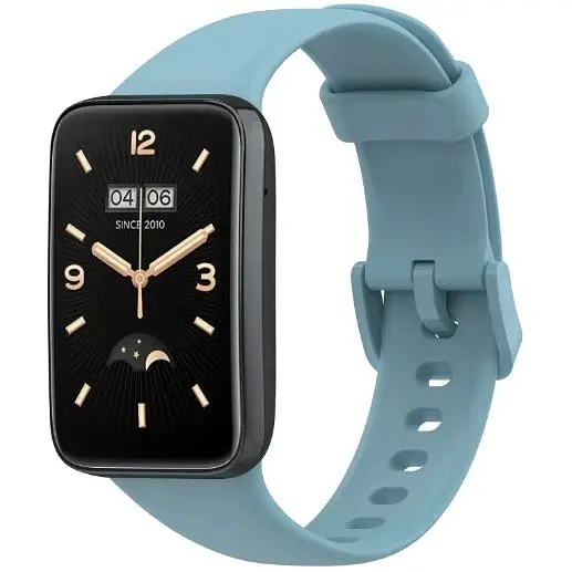 Ремешок DK для Xiaomi Mi Band 7 Pro Silicone Sport Band Classic (azure blue) - фото 2