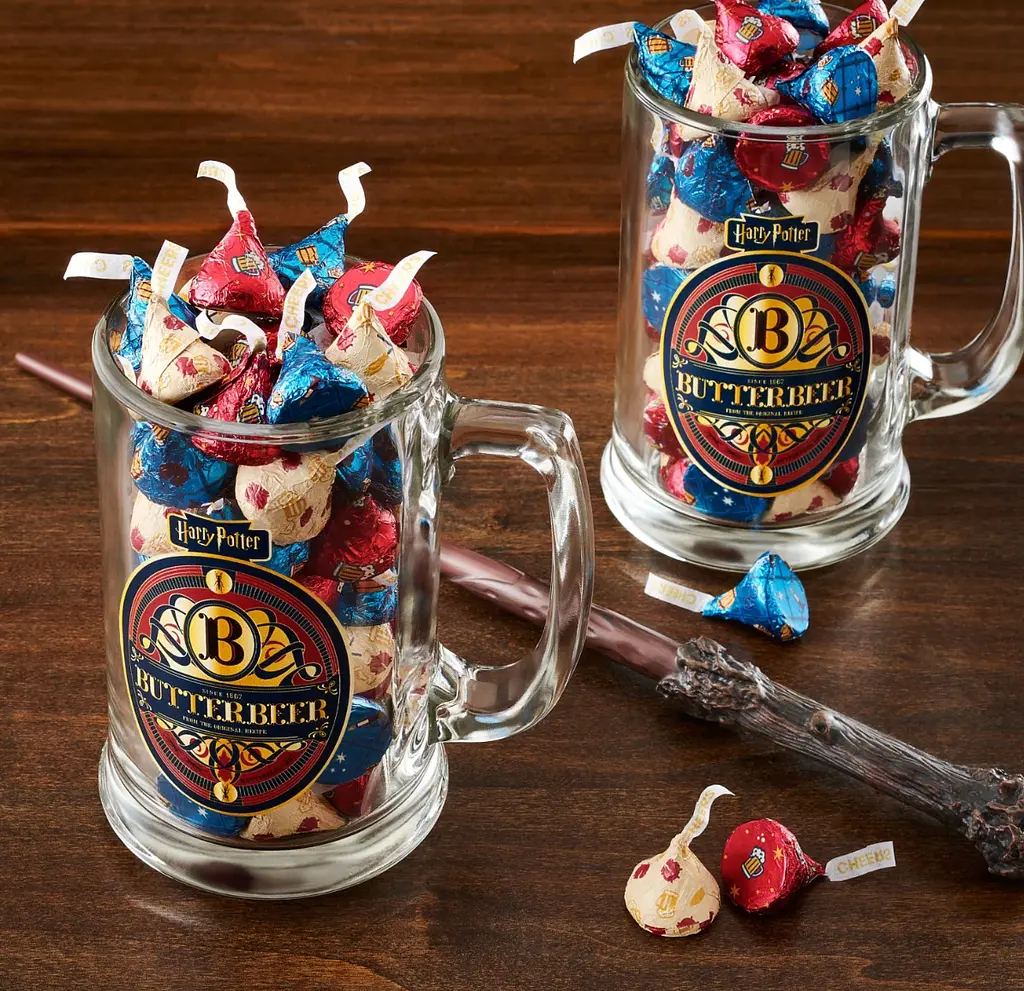 Шоколадні цукерки Hershey's Kisses Harry Potter Butterbeer Flavored Easter Candy 255г - фото 7