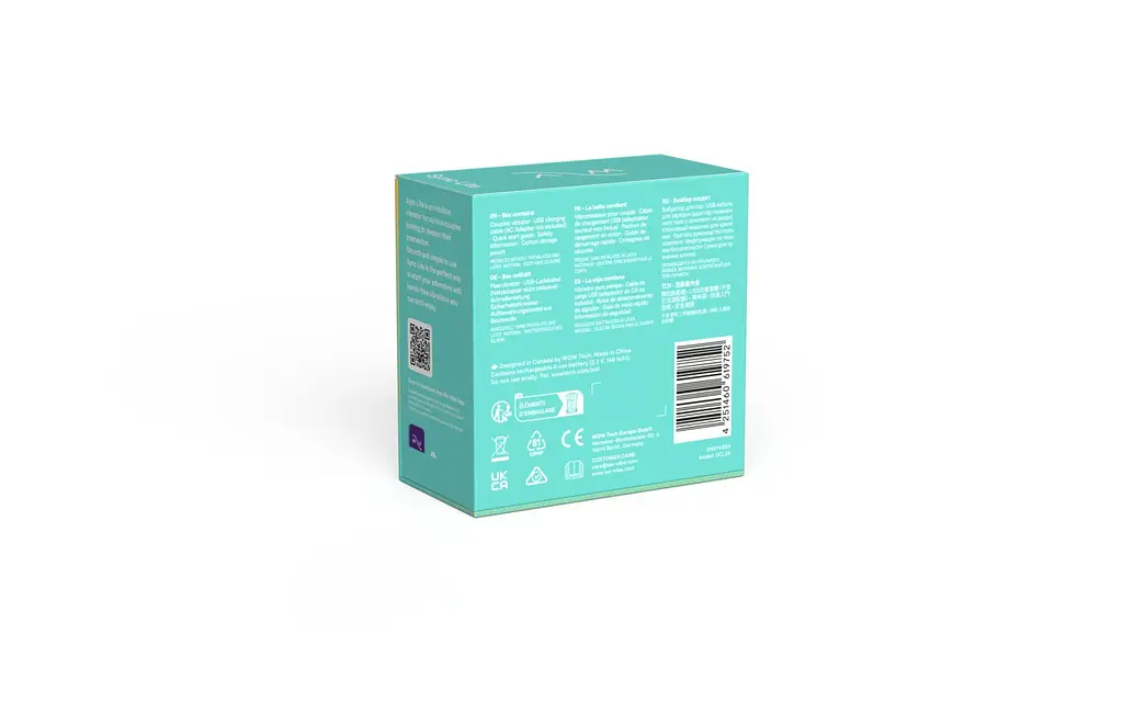 Смарт-вібратор для пар We-Vibe Sync Lite Aqua, 10 віброрежимів, можна поєднувати з проникним сексом - фото 10