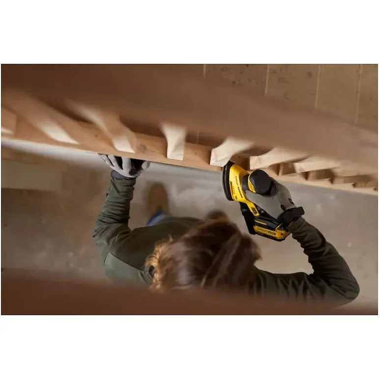 Шлифмашина Stanley FatMax V20 вибрационная аккумуляторная (SFMCW221D1S-QW) - фото 7