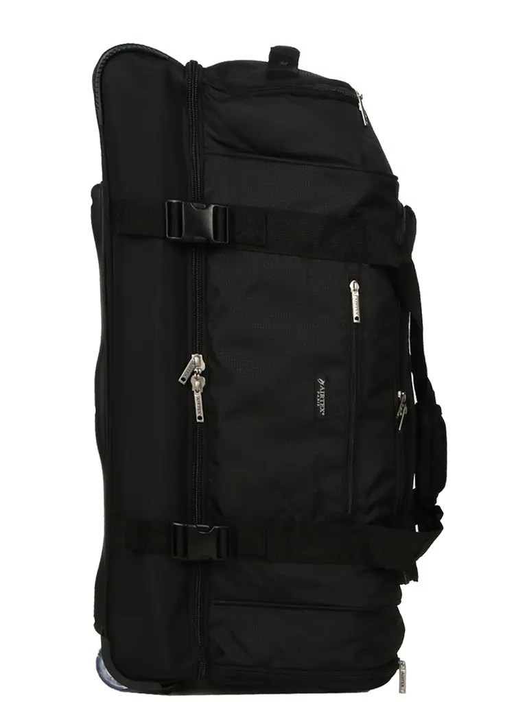Велика сумка на колесах Airtex 819 Adrastée 80х37x40 см 88 л Чорна (Black) - фото 3
