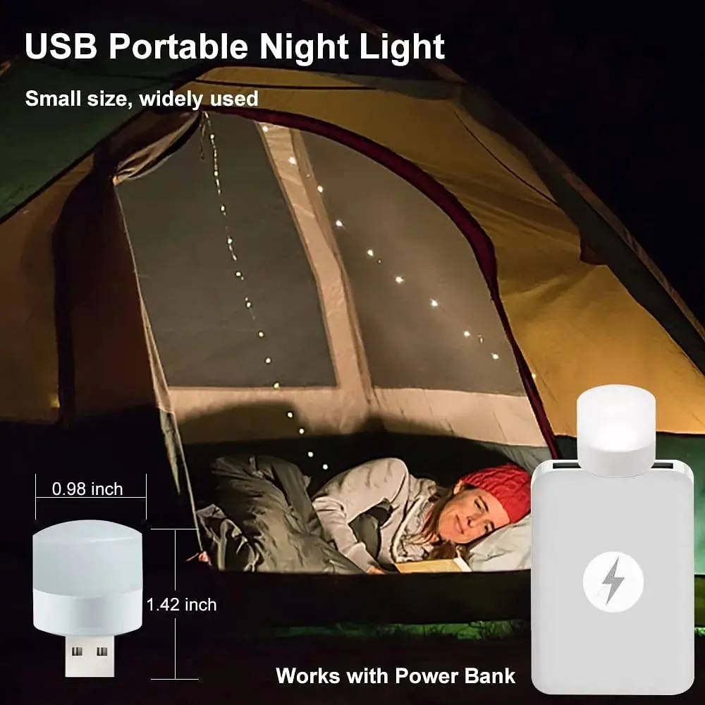 Лампа USB LED LAMP 1W 6000K white light - фото 3