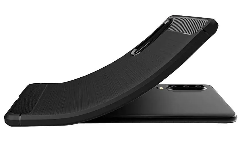 Чохол Primo Carbon Fiber Series для Huawei P30 Black - фото 4