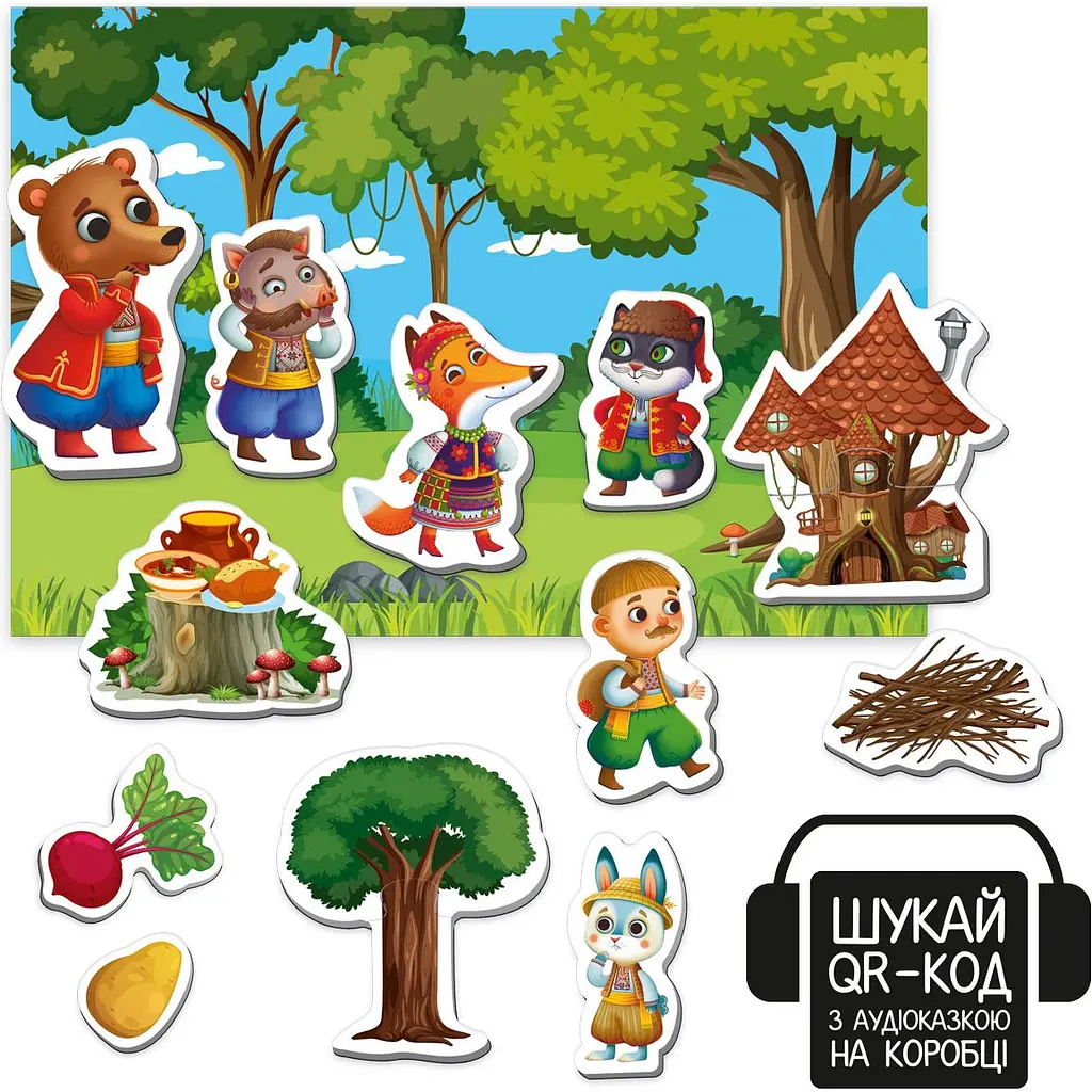 Магнітний театр Vladi Toys Казкові голоси Пан Коцький з аудіоказкою (VT3206-34) - фото 2