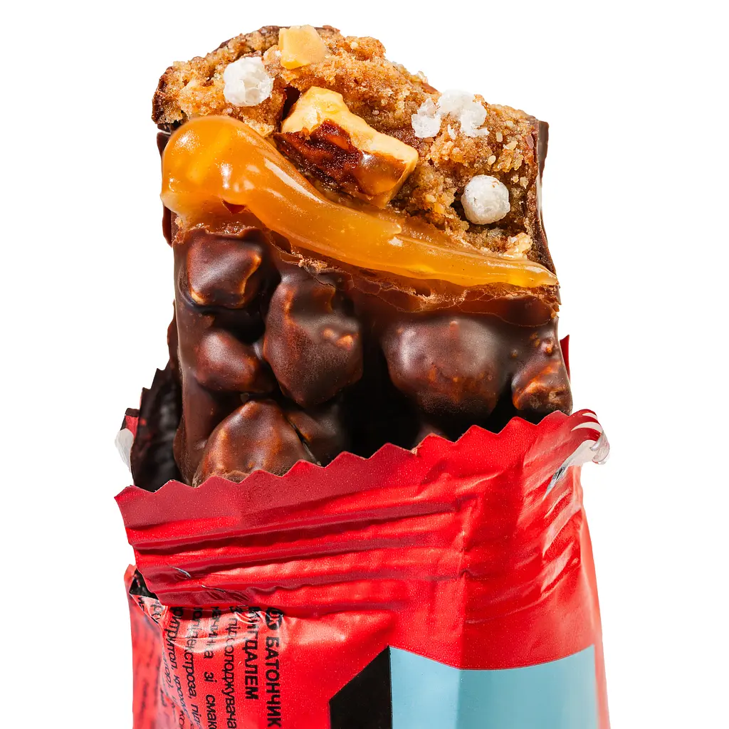 Батончик шоколадний Fizi Guilty Pleasure Salted Almond 40 г х 10 шт. шоу-бокс - фото 4