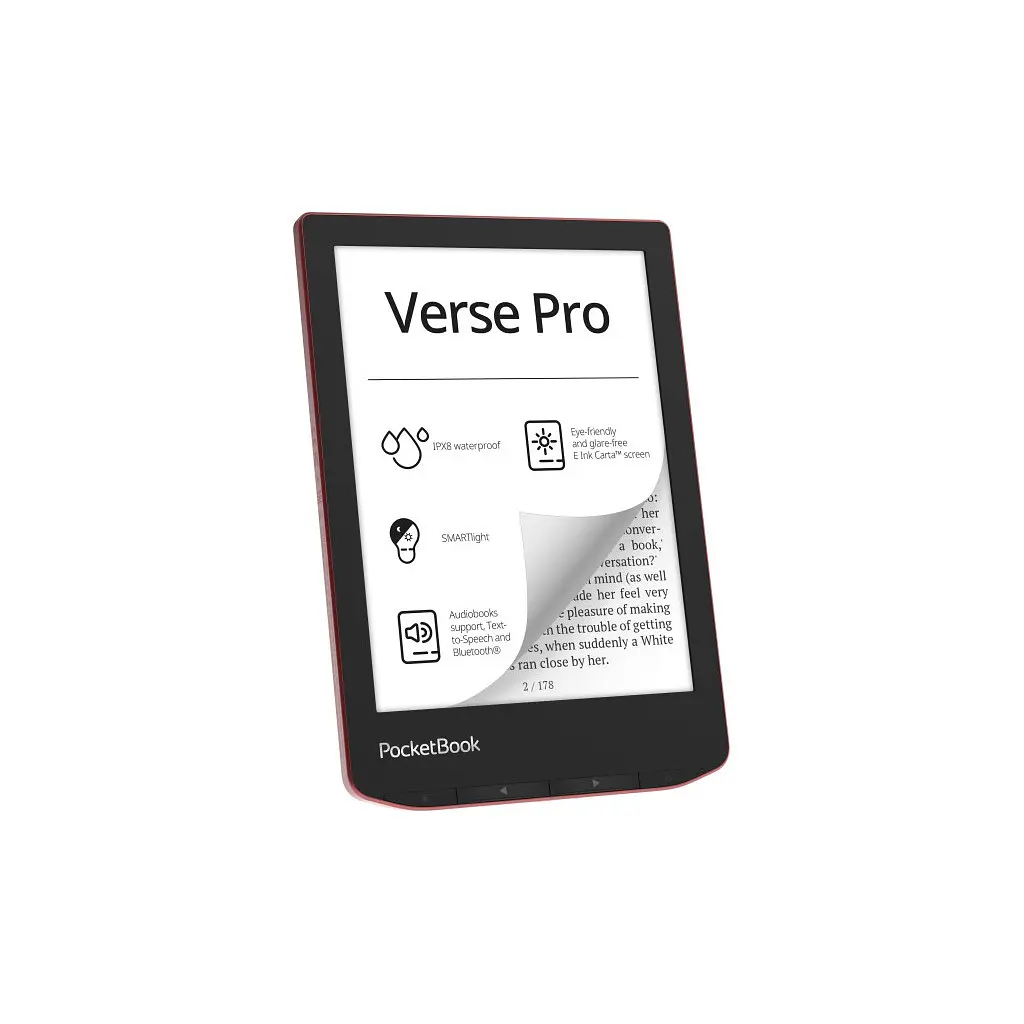 Електронна книга Pocketbook 634 Verse Pro, Passion Red (PB634-3-CIS) - фото 4
