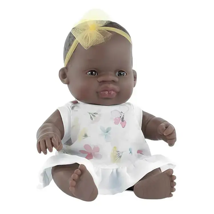 Лялька-пупс анатомічний Miniland дівчинка-африканка в одязі 21 см (33003) - фото 1