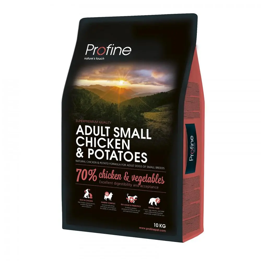 Сухий корм Profine Adult Small з куркою та картоплею для дорослих собак дрібних порід Малі. Середні - фото 2