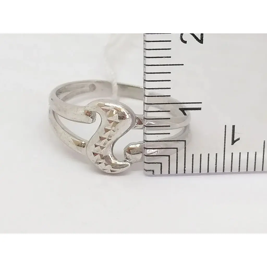 Срібне кільце Tango з алмазною гранню. 310160С 17,5 - фото 5