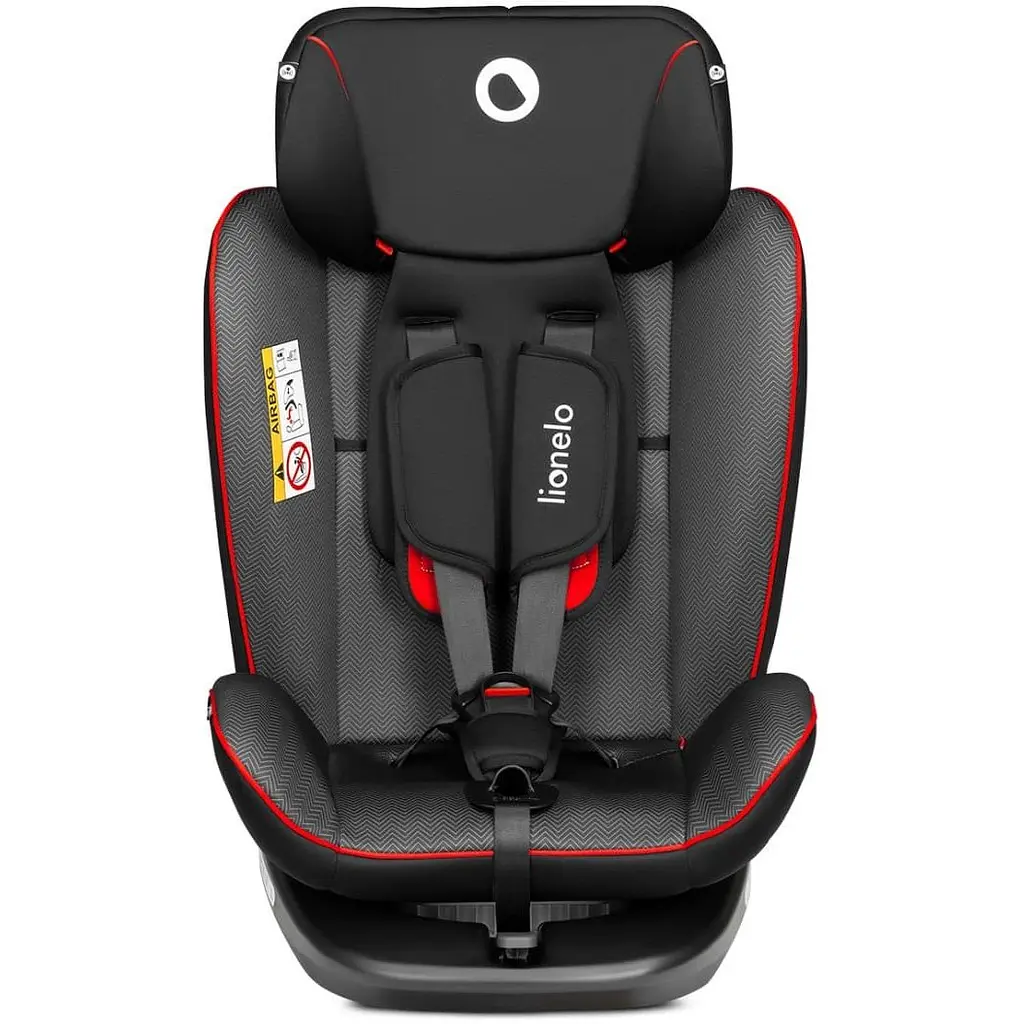 Автокрісло Lionelo Bastiaan Sporty Black з білою основою, чорне (LO-BASTIAAN SPORTY BLACK) - фото 5