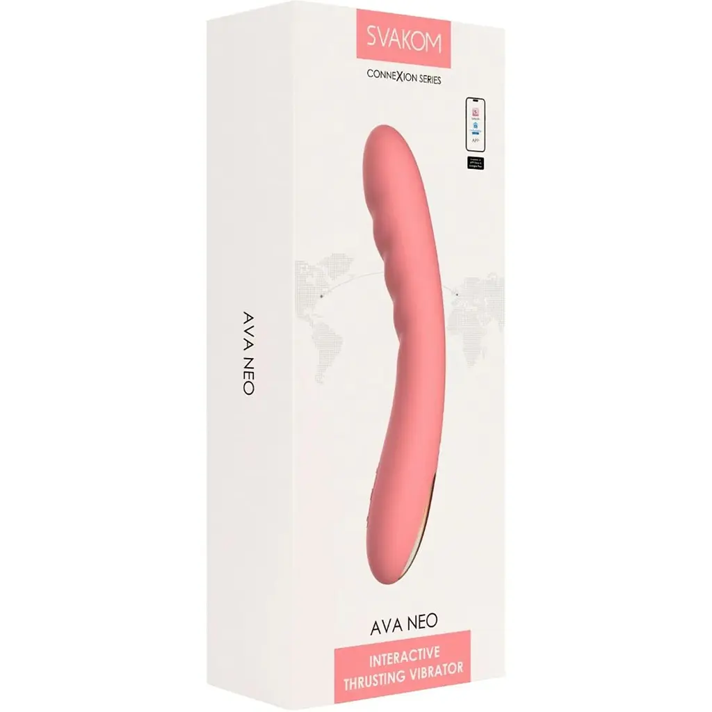 Смарт-вибратор Svakom Ava Neo Peach Pink - фото 10