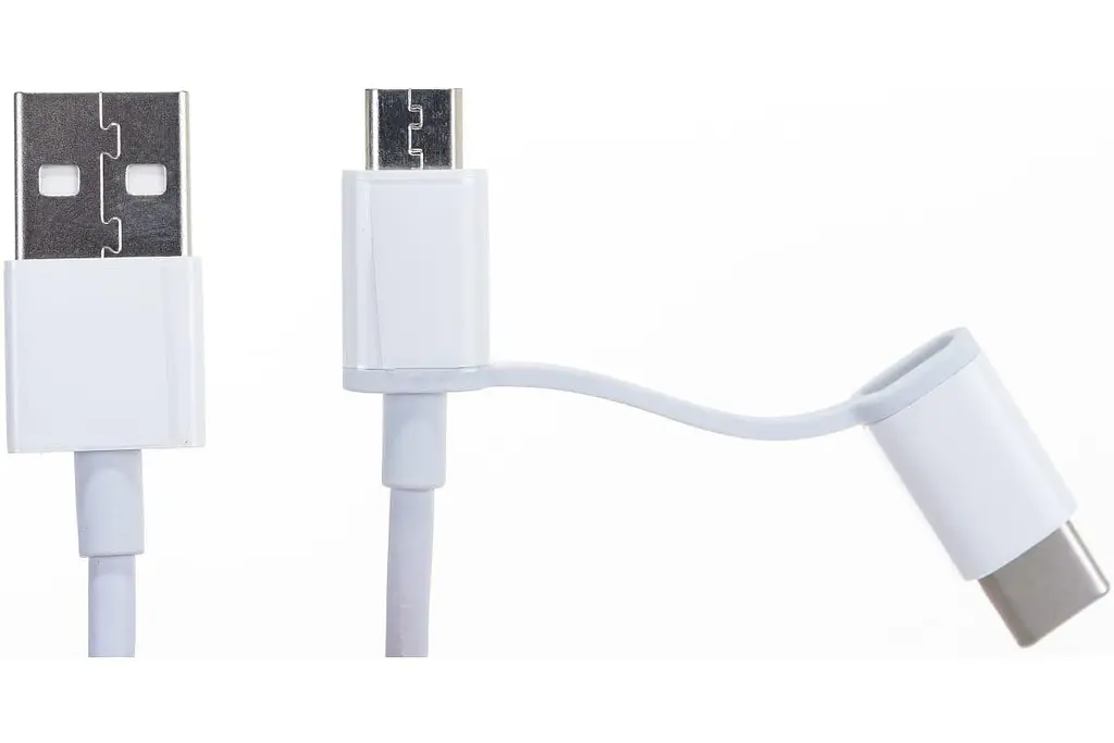 Кабель Xiaomi Mi 2 в 1 SJV4082TY microUSB + type-c 1 м - фото 2