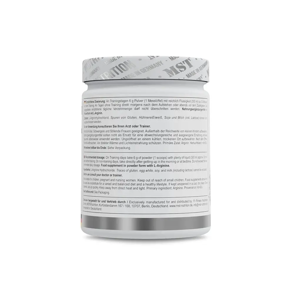 Аргінін MST Nutrition Arginine HCL, 500 грам - фото 3