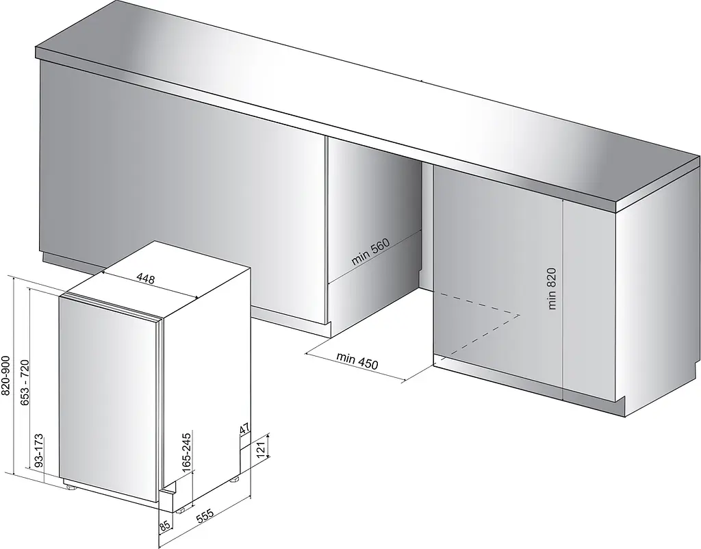 Встраиваемая посудомоечная машина Whirlpool WSIC 3M27 - фото 2