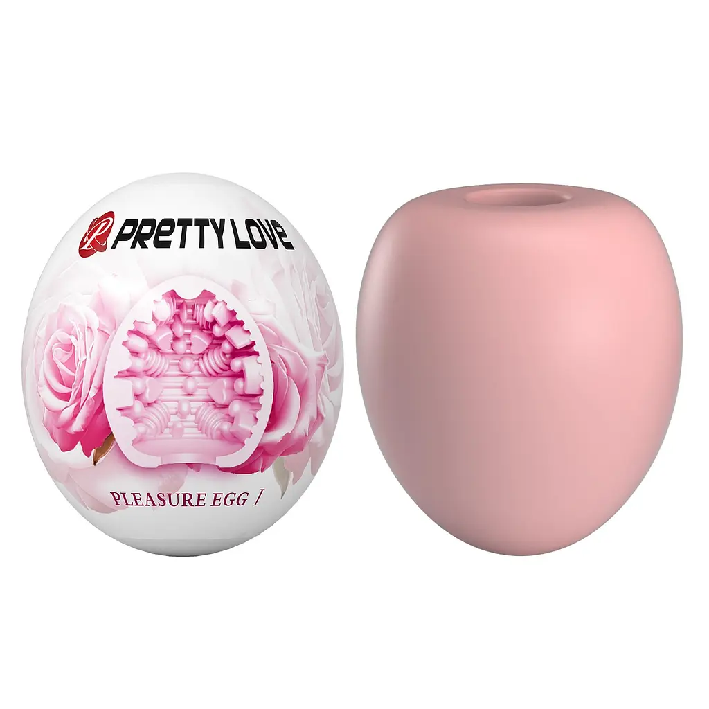 Мастурбатор яйцо Pretty Love Pleasure Egg I розовый - фото 5