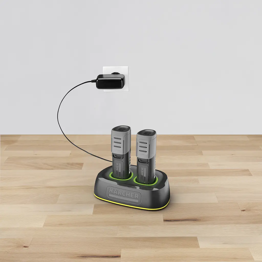 Быстрозарядное устройство Battery Power Duo 4 В Karcher hoz0014291 - фото 3