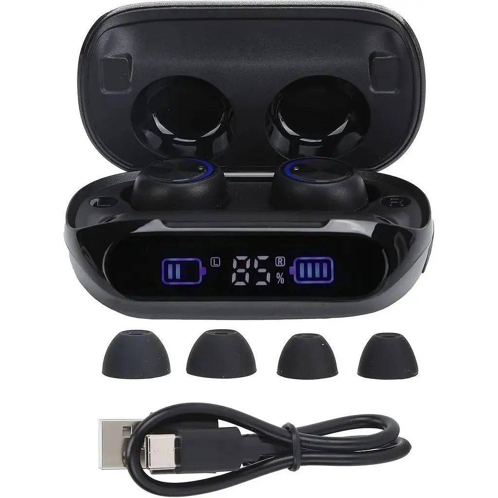 Бездротові навушники WAQU-H66 Bluetooth із цифровим дисплеєм - фото 6