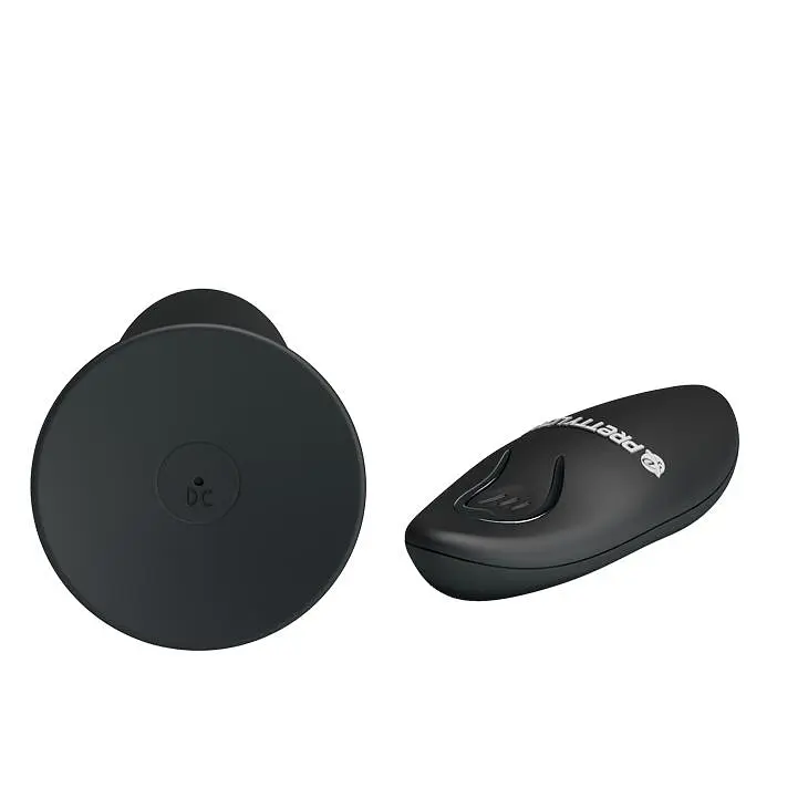 Анальна пробка Pretty Love Remote Control Vibrating 11 см (чорний) - фото 3