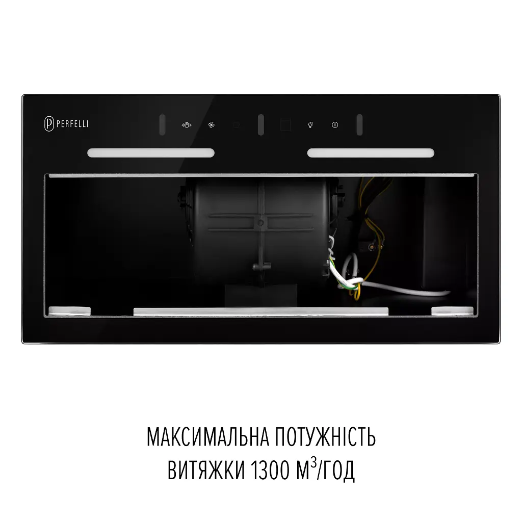 Витяжка повновбудована PERFELLI VIOLA 5QWRB NERO SILENZIO - фото 10