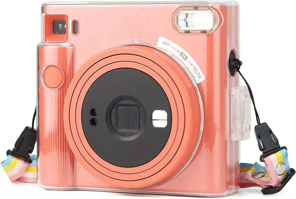 Подарочный набор фотоаппарат Fujifilm Instax Square SQ1, Фотобумага 40 шт, Прозрачный чехол, Фотоальбом 80 - фото 6