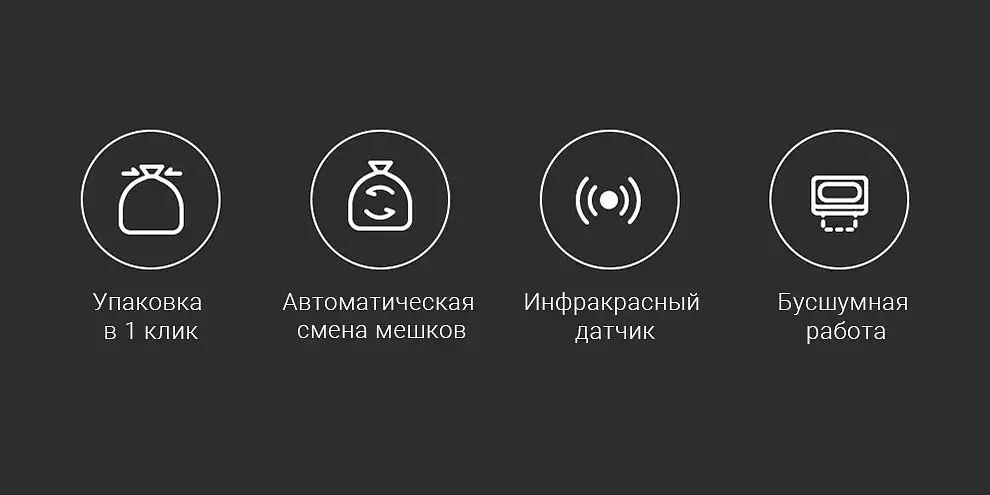 Розумний кошик для сміття Xiaomi TOWNEW T3 білий - фото 8