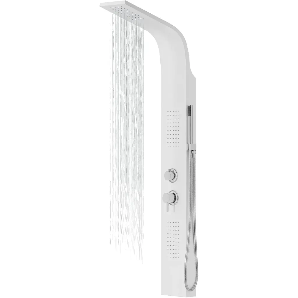 Душова панель Corsan Alto white LED A017MWHLED, Білий - фото 1
